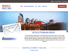 Tablet Screenshot of nashvilledirectmail.com